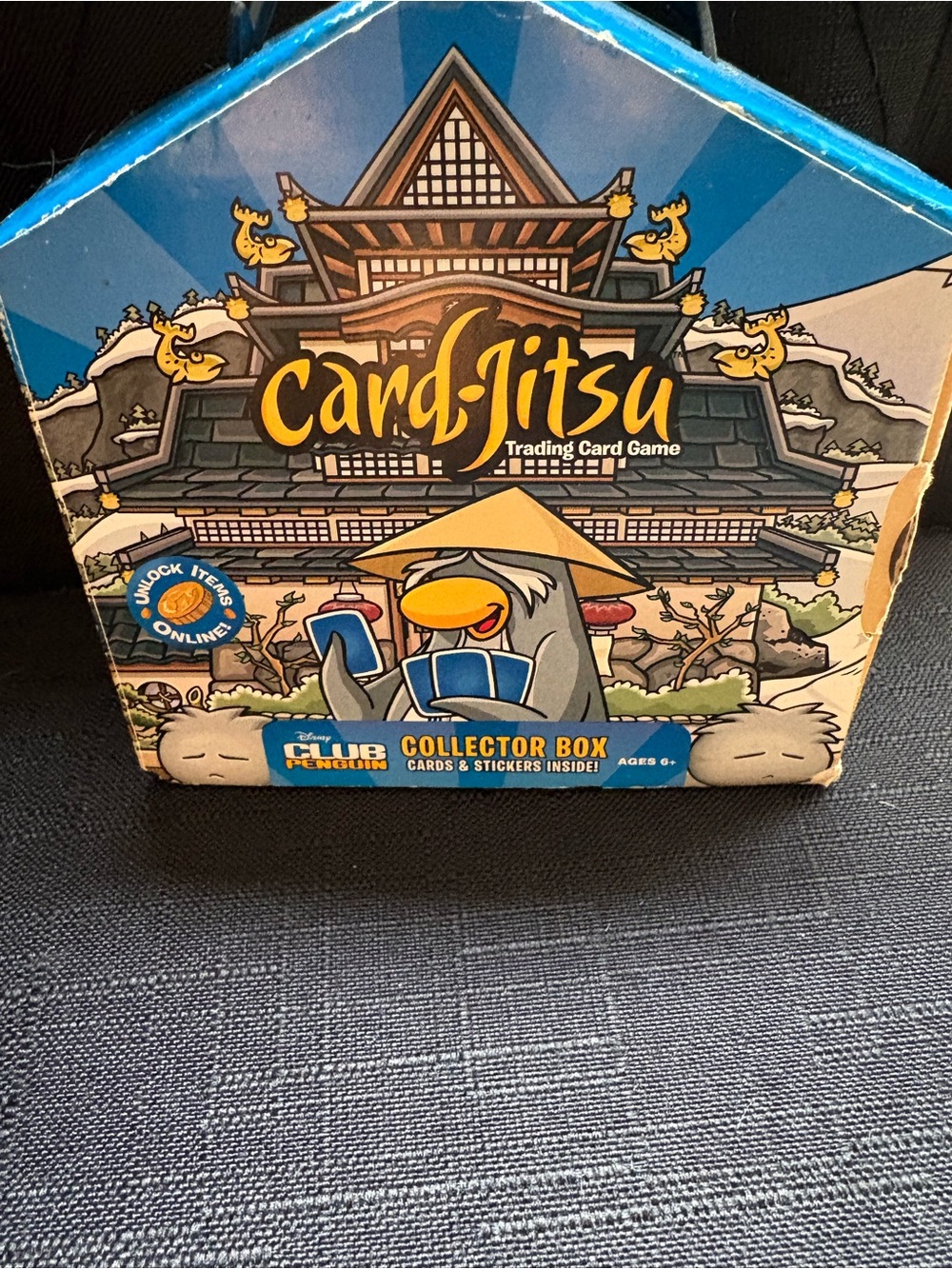 Disney Card-Jitsu Collector Box - Blue & Yellow Artwork